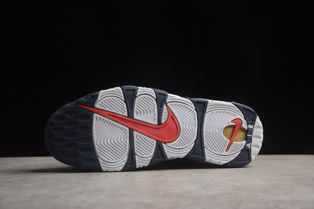 Air More Uptempo – Azul Oscuro / Blanco