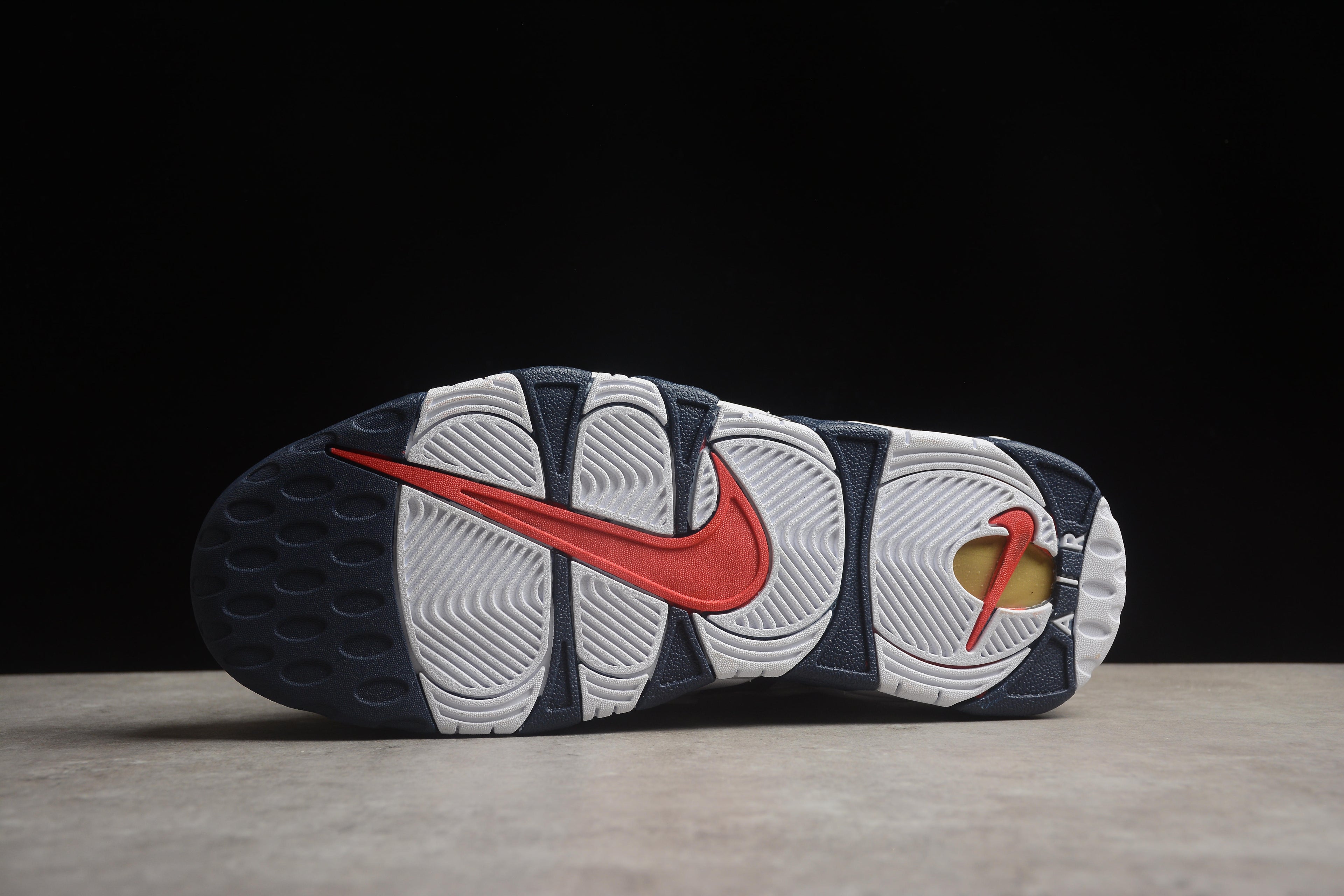 Air More Uptempo – Azul Oscuro / Blanco