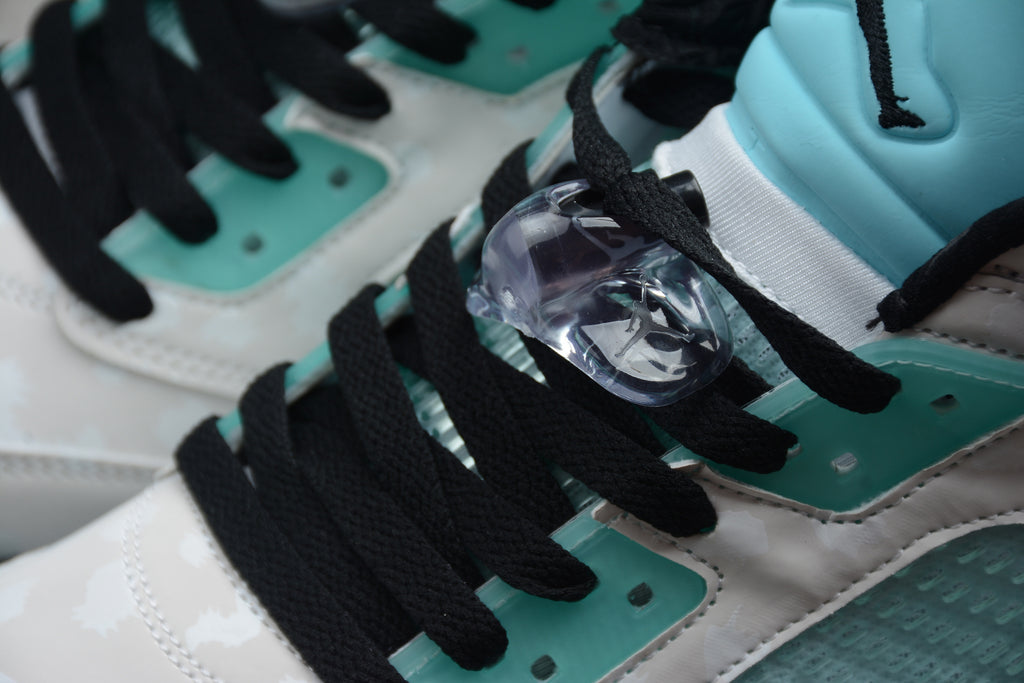 Air Jordan 5 – Gris / Turquesa