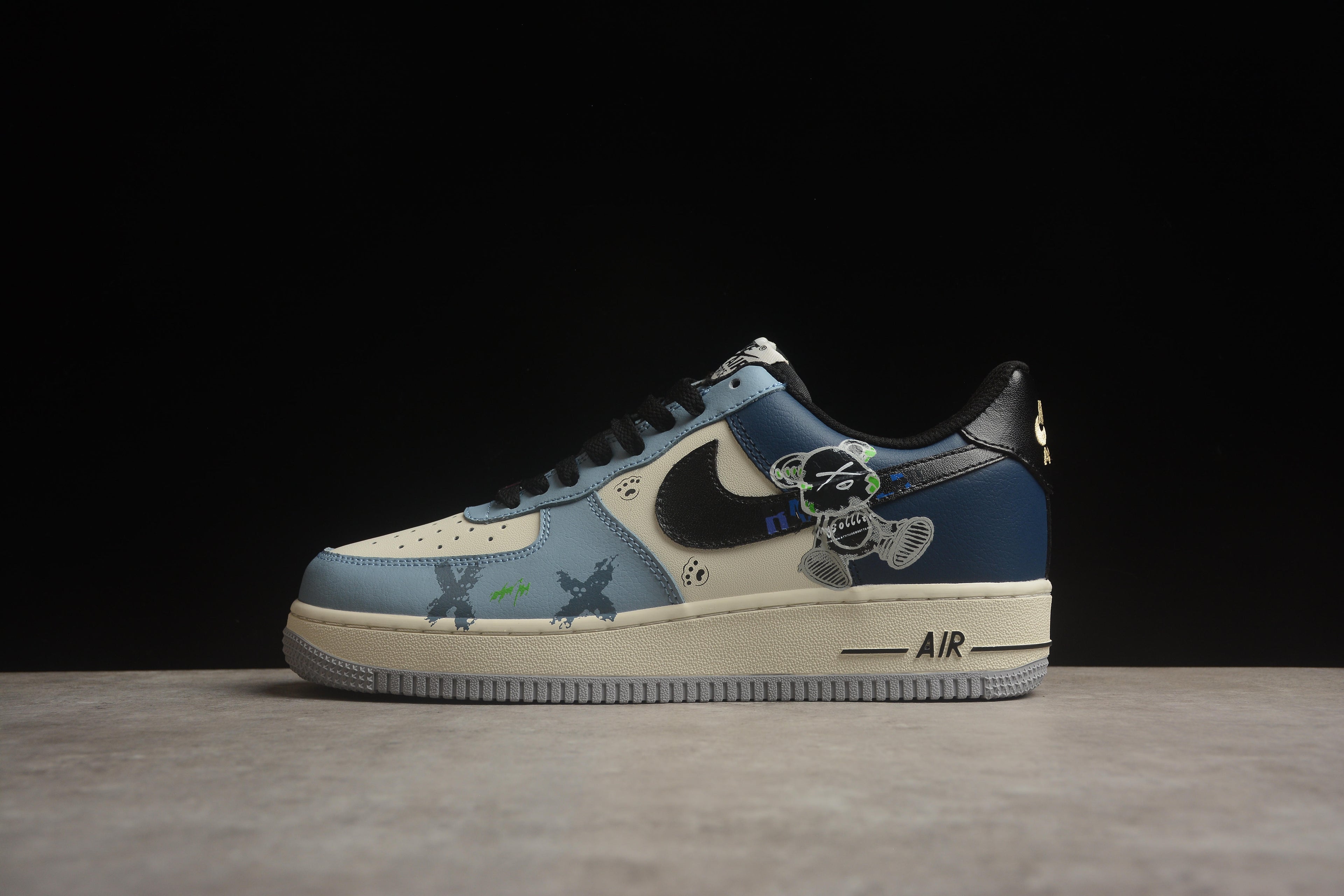Air Force 1 Low – Azul Claro y Oscuro
