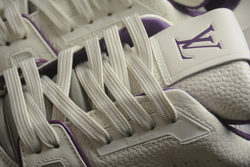 Louis Vuitton Trainer Low – Blanco / Lila
