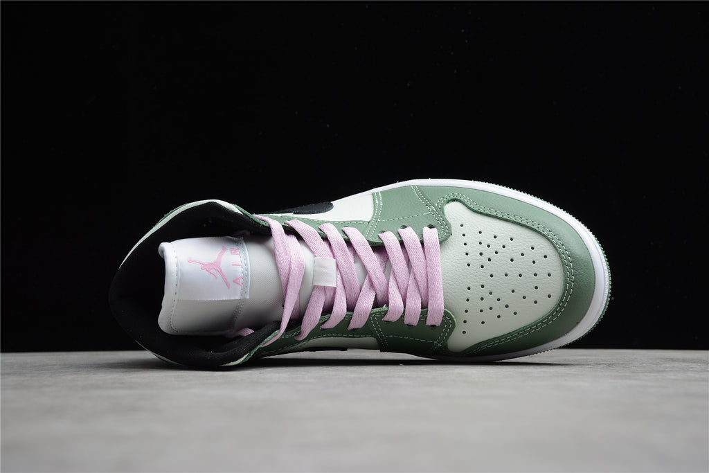 Air Jordan 1 Mid – Verde / Rosa