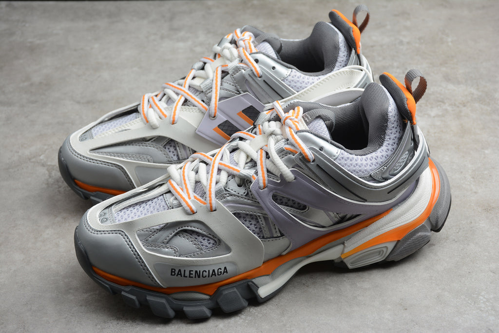 Balenciaga Track – Gris / Naranja