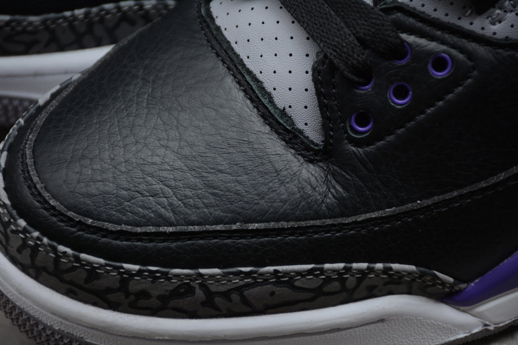 Air Jordan 3 – Negro / Lila