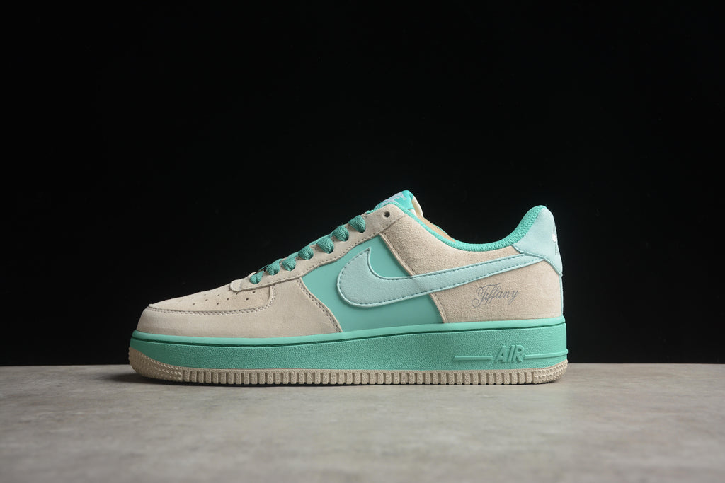 Air Force 1 Low – Gris / Turquesa