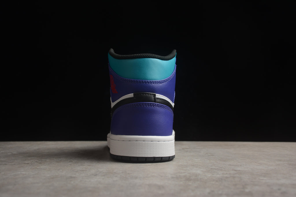Air Jordan 1 Mid – Negro / Azul / Blanco