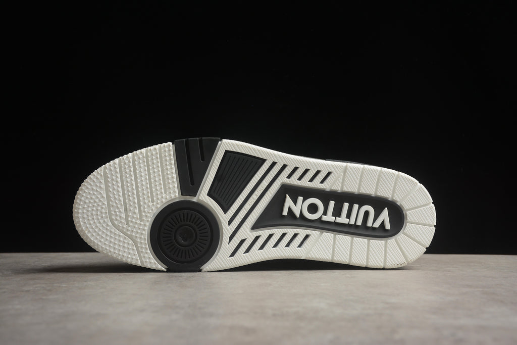 Louis Vuitton Trainer Low – Negro / Gris / Blanco