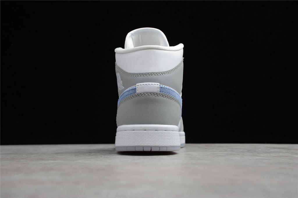 Air Jordan 1 Mid – Gris / Azul
