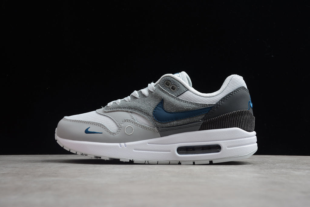 Air Max 1 – Gris / Blanco