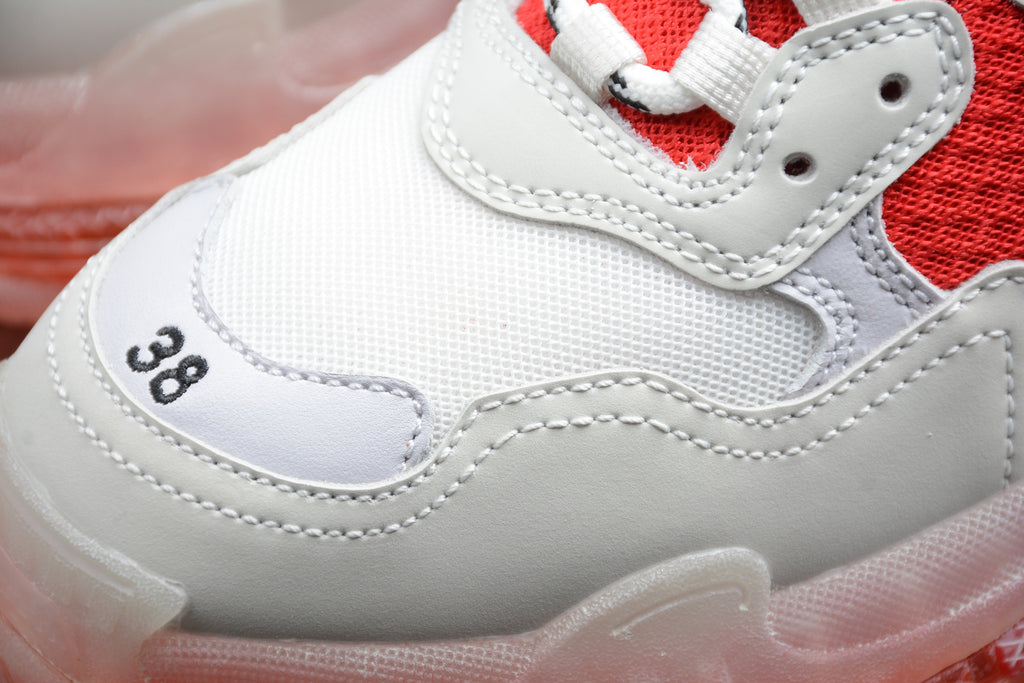Balenciaga Triple S – Blanco / Rosa / Negro