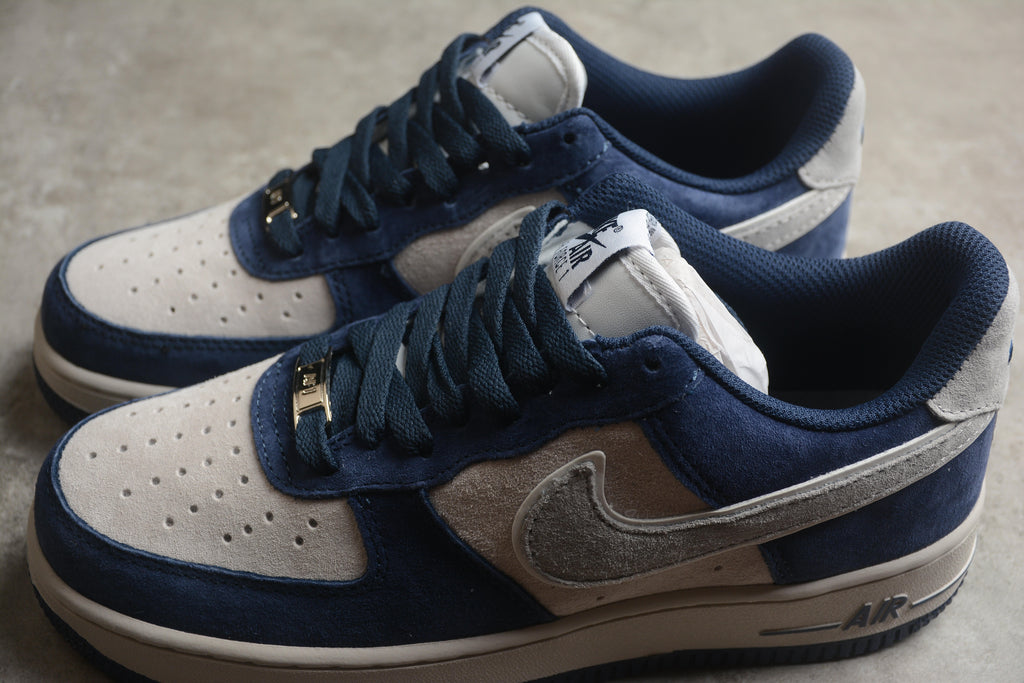 Air Force 1 Low – Azul / Gris / Piel