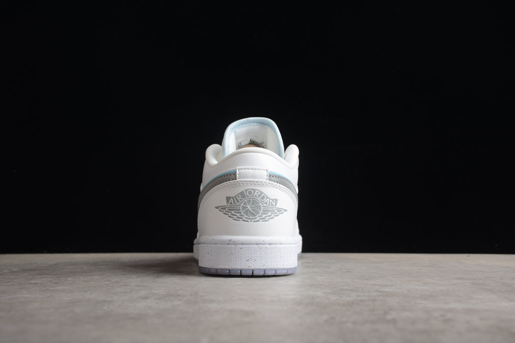 Jordan 1 Low – Blanco / Gris
