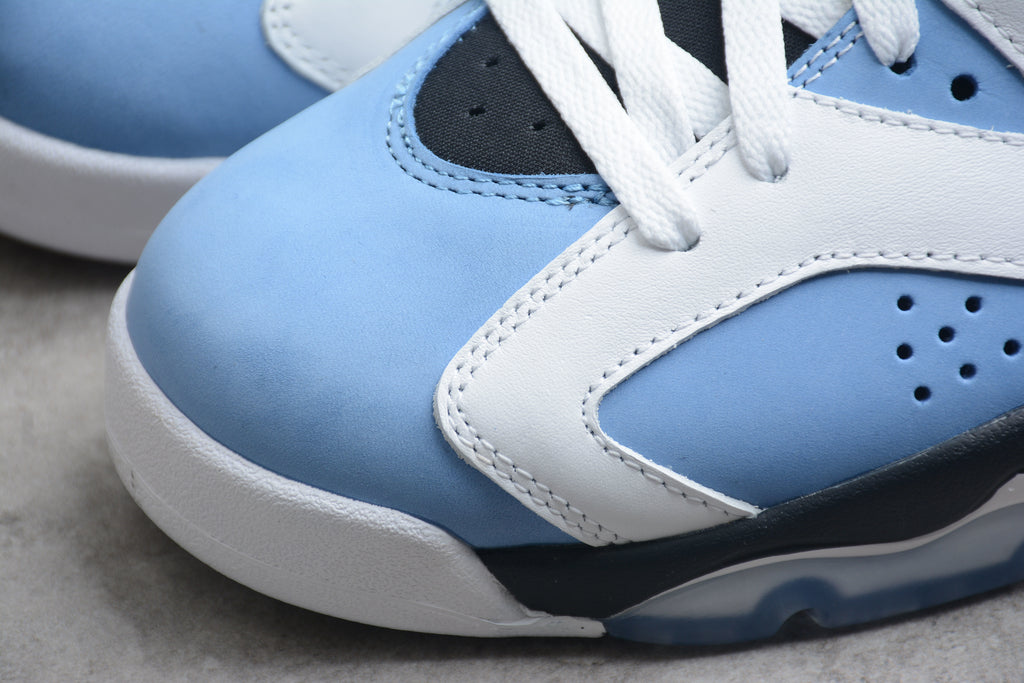 Air Jordan 6 – Blanco / Azul