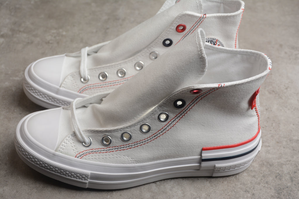 Converse Chuck 70 – Blanco / Rojo