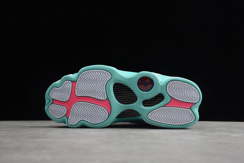 Air Jordan 13 – Blanco / Turquesa