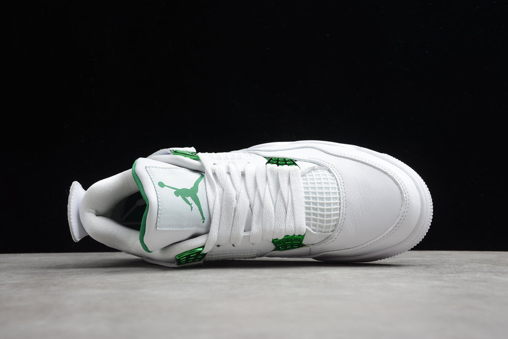 Air Jordan 4 – Blanco Chapas / Verde