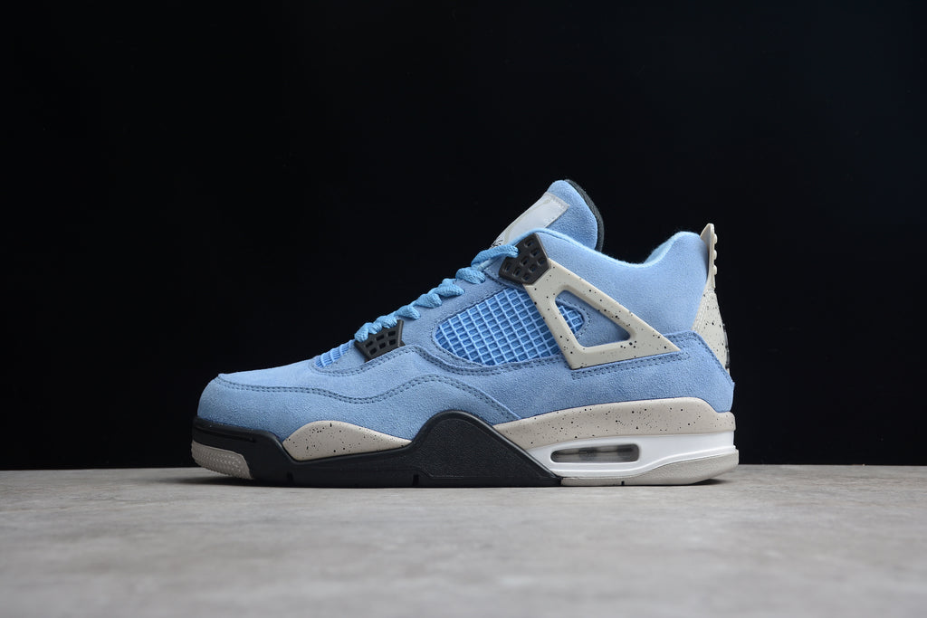 Air Jordan 4 – Azul / Gris / Negro
