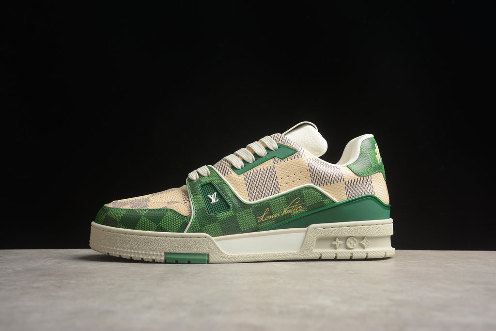 Louis Vuitton Trainer Low – Verde / Beige