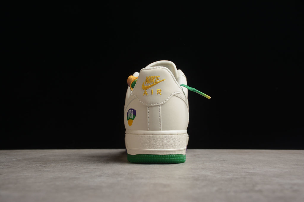 Nike Air Force 1 Low – Blanco / Verde / Lila