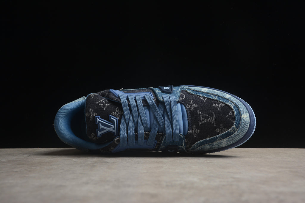 Louis Vuitton Trainer Low – Azul Oscuro