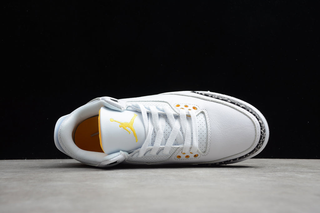 Air Jordan 3 – Blanco / Amarillo