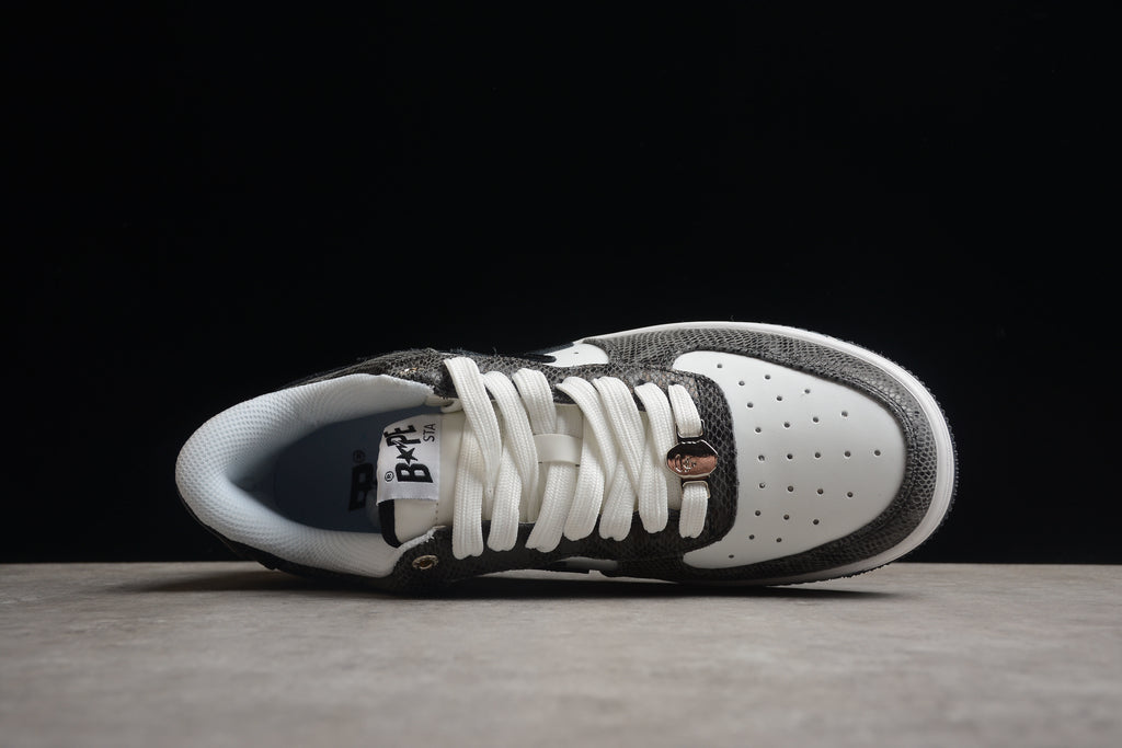 BAPE STA – Negro / Blanco Serpiente