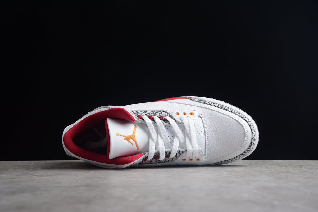 Air Jordan 3 – Blanco / Rojo