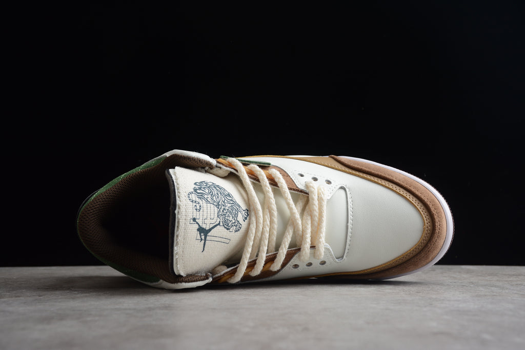 Air Jordan 3 – Blanco / Marrón / Verde