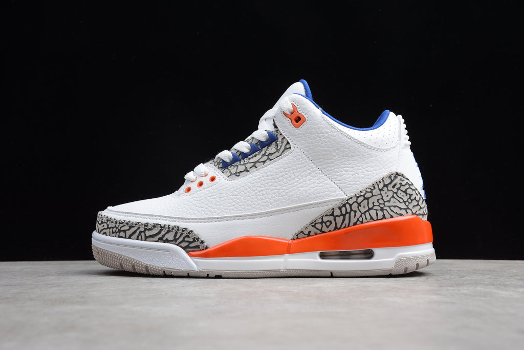 Air Jordan 3 – Blanco / Naranja