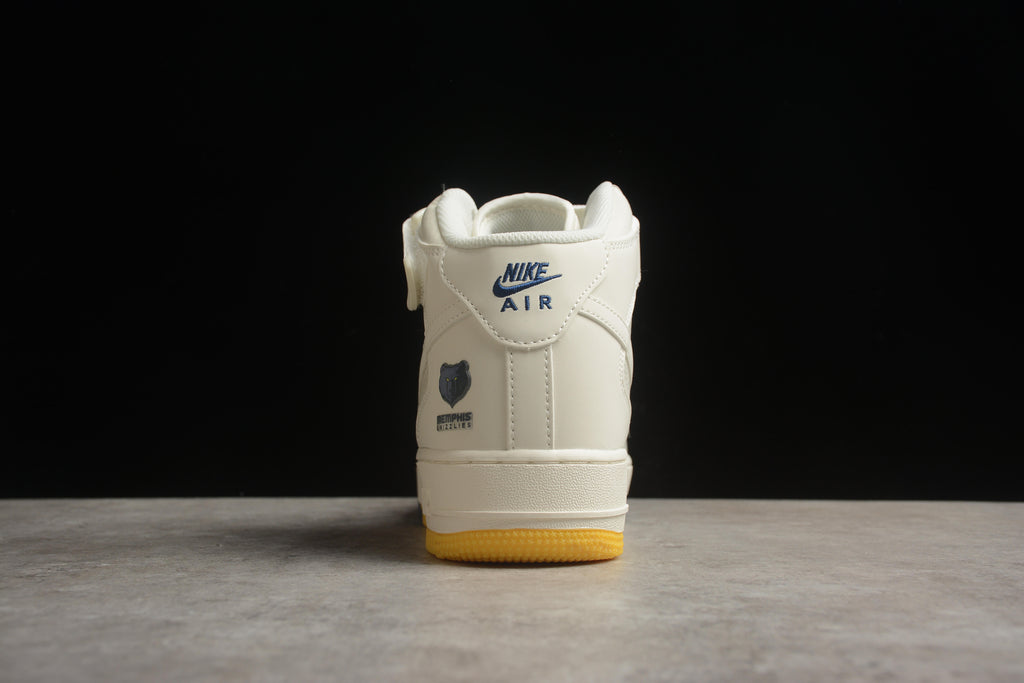 Air Force 1 High – Blanco / Azul / Amarillo