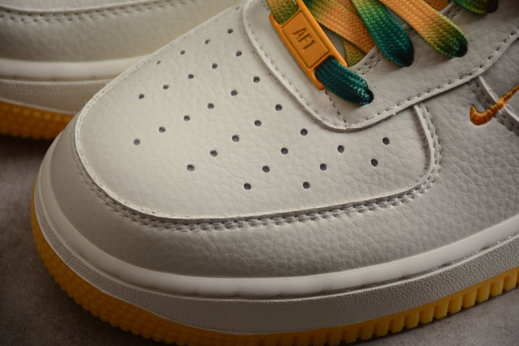 Nike Air Force 1 Low – Blanco / Amarillo / Verde